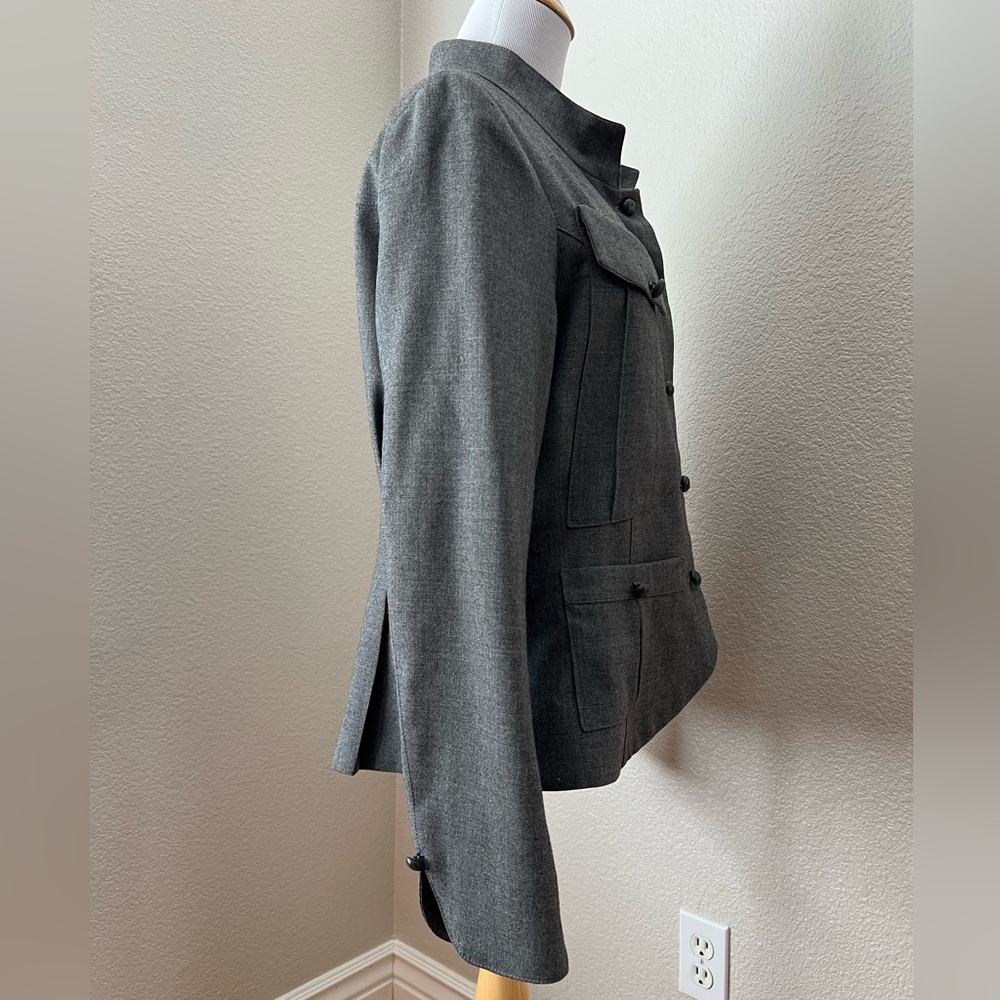 Snowflake Gray Blazer Jacket, L - image 4